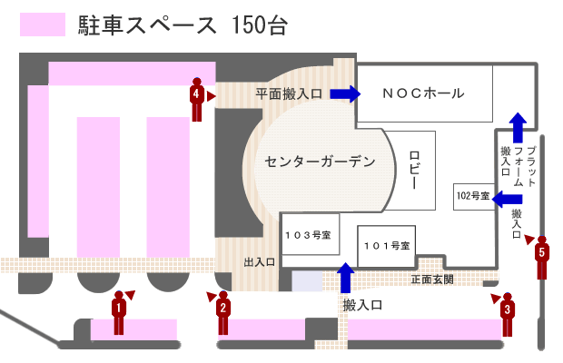 新潟卸センター駐車場地図 新潟卸センター駐車場地図